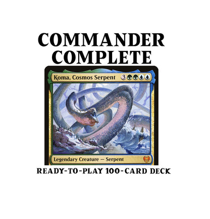 Koma, Cosmos Serpent Ramp and Giant Creatures Magic MTG Custom Commander Deck