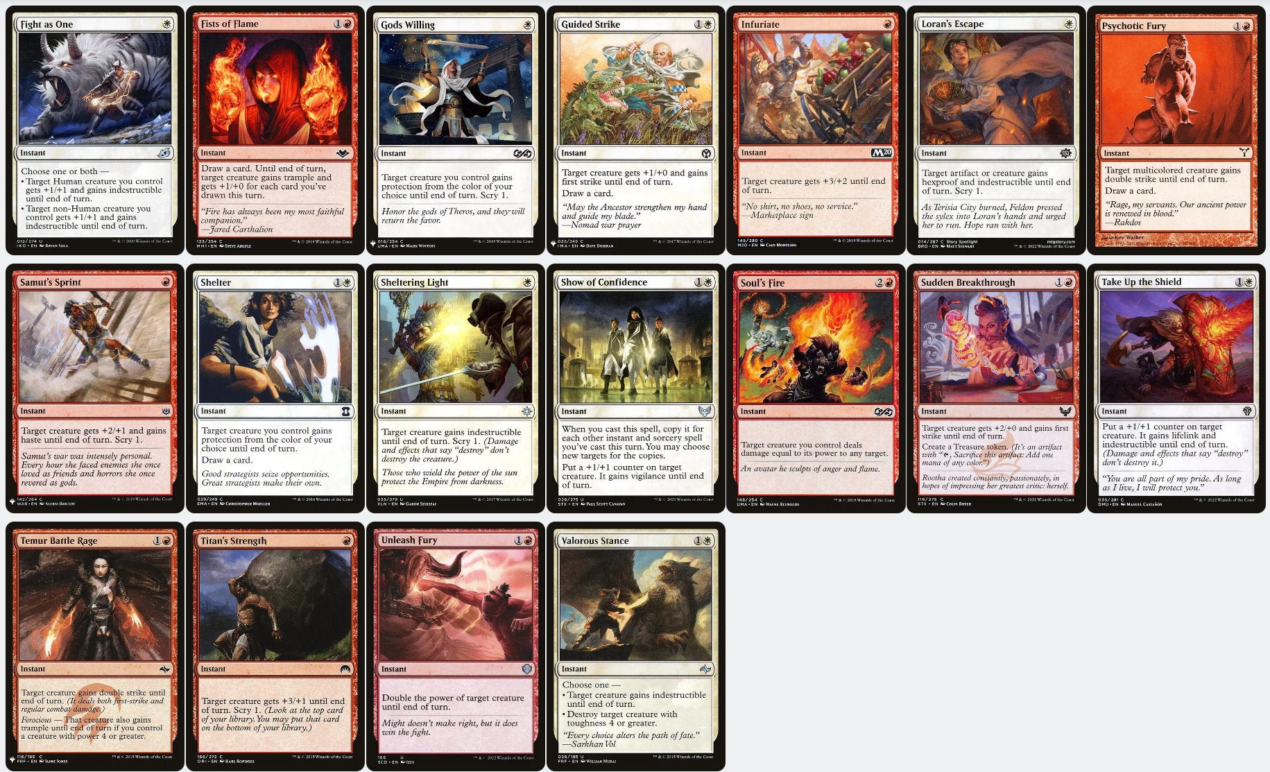 Feather, the Redeemed HEROIC BUFF SPELLS Magic Mtg Custom Commander De ...